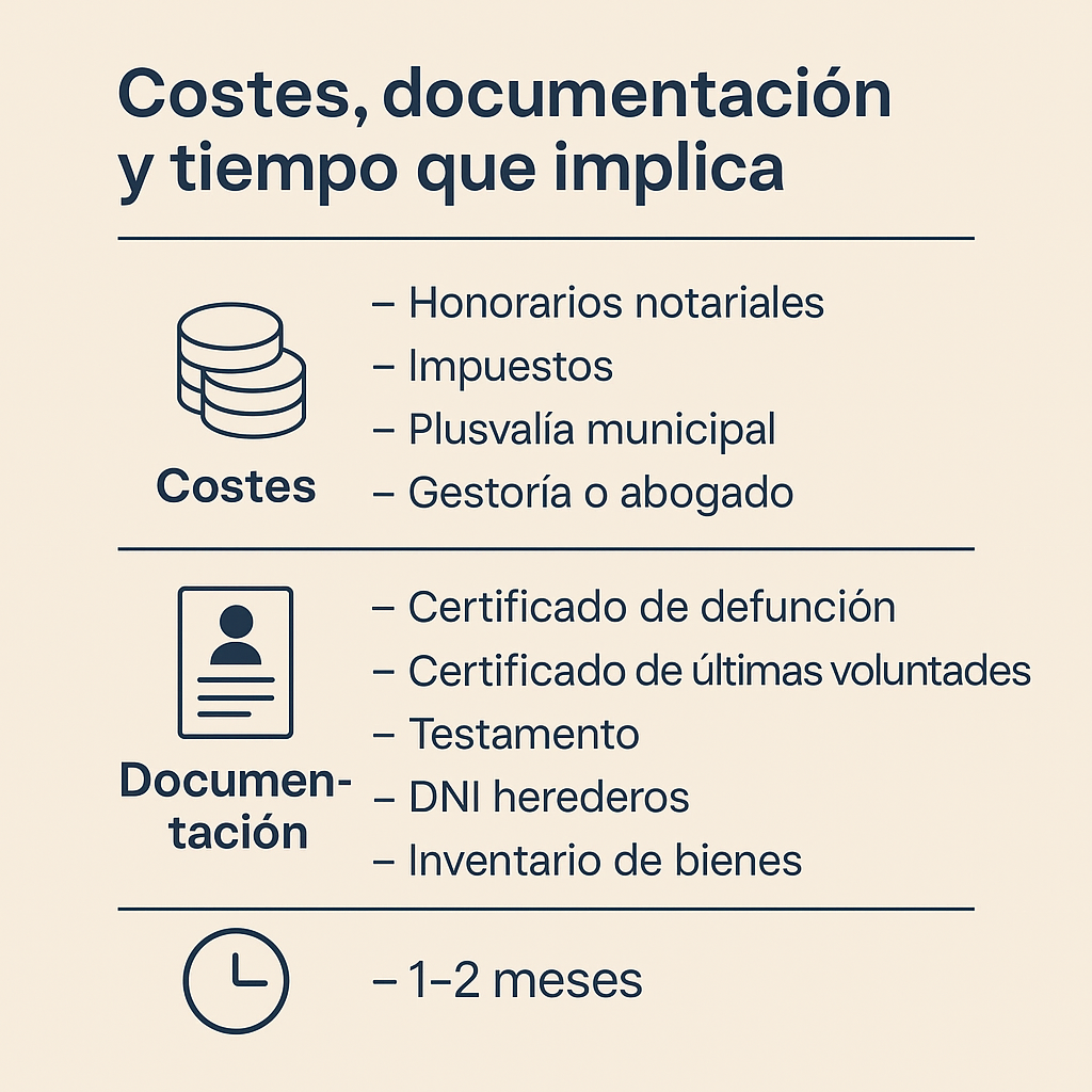 aceptar una herencia