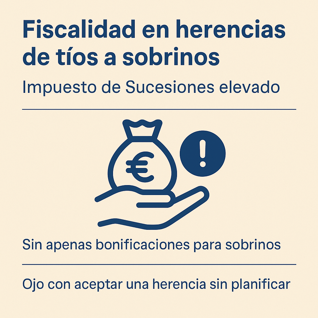 testamento de tíos a sobrinos
