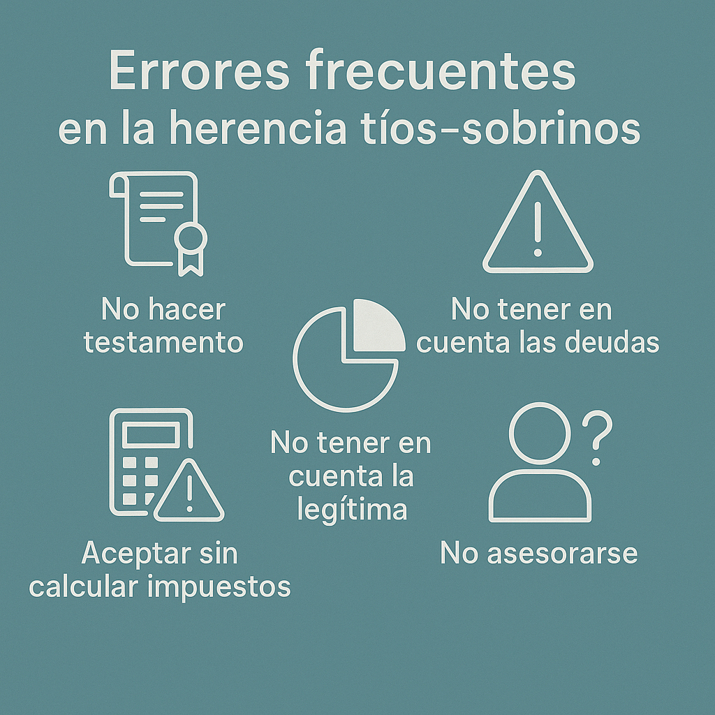 testamento de tíos a sobrinos