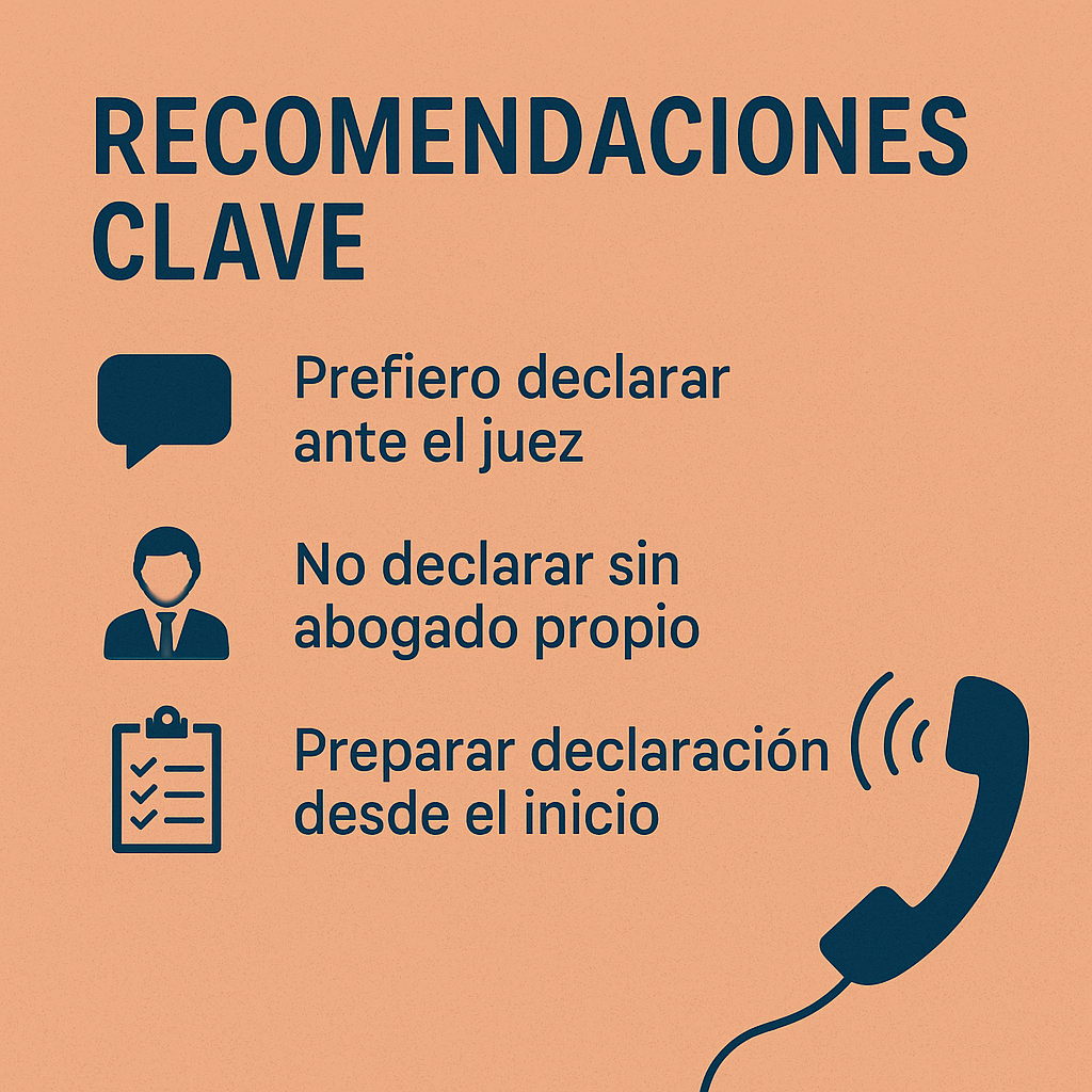derecho a no declarar