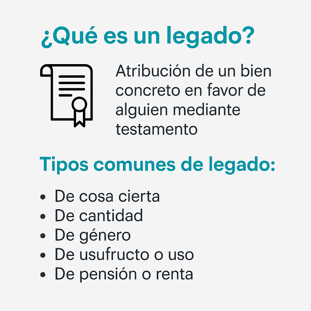 diferencia entre herencia y legado