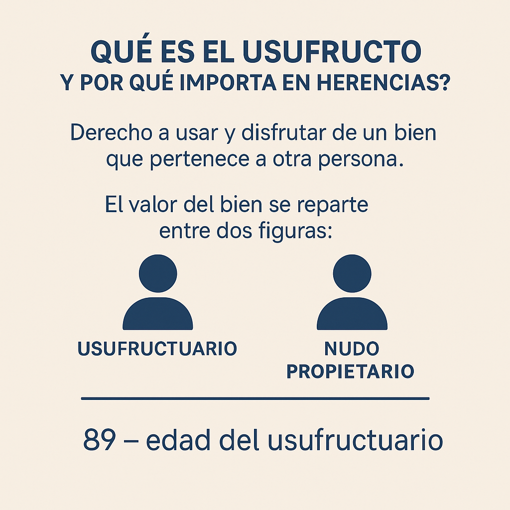porcentaje de usufructo vitalicio de una persona de 72