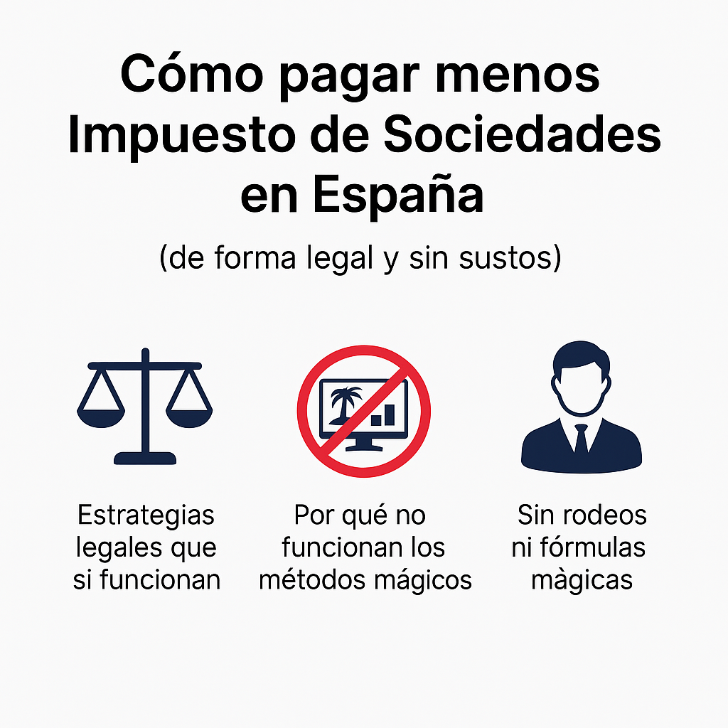 como pagar menos impuesto de sociedades