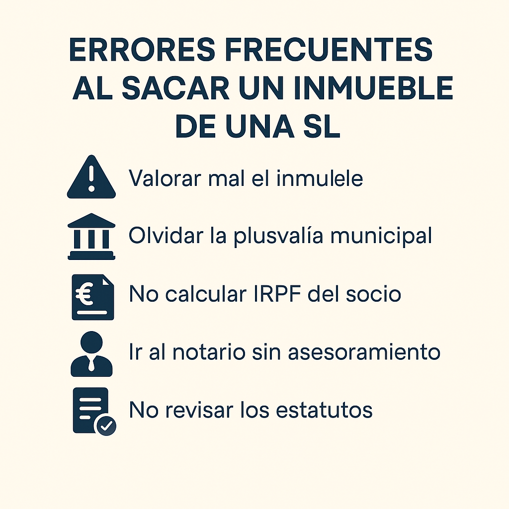 como sacar un inmueble de una sociedad limitada