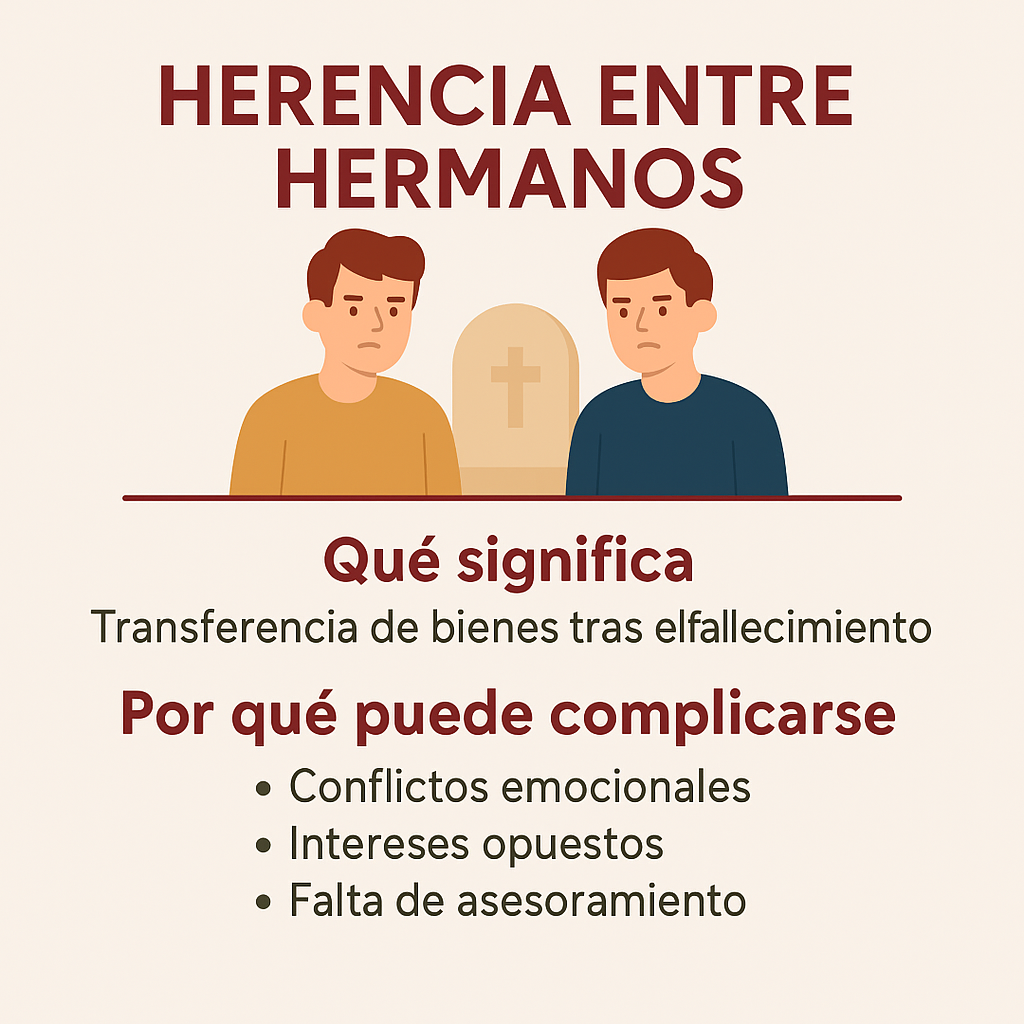 herencia entre hermanos