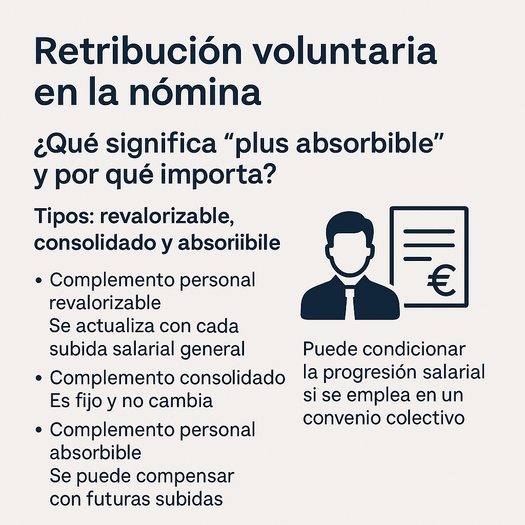 Retribución voluntaria en la nómina