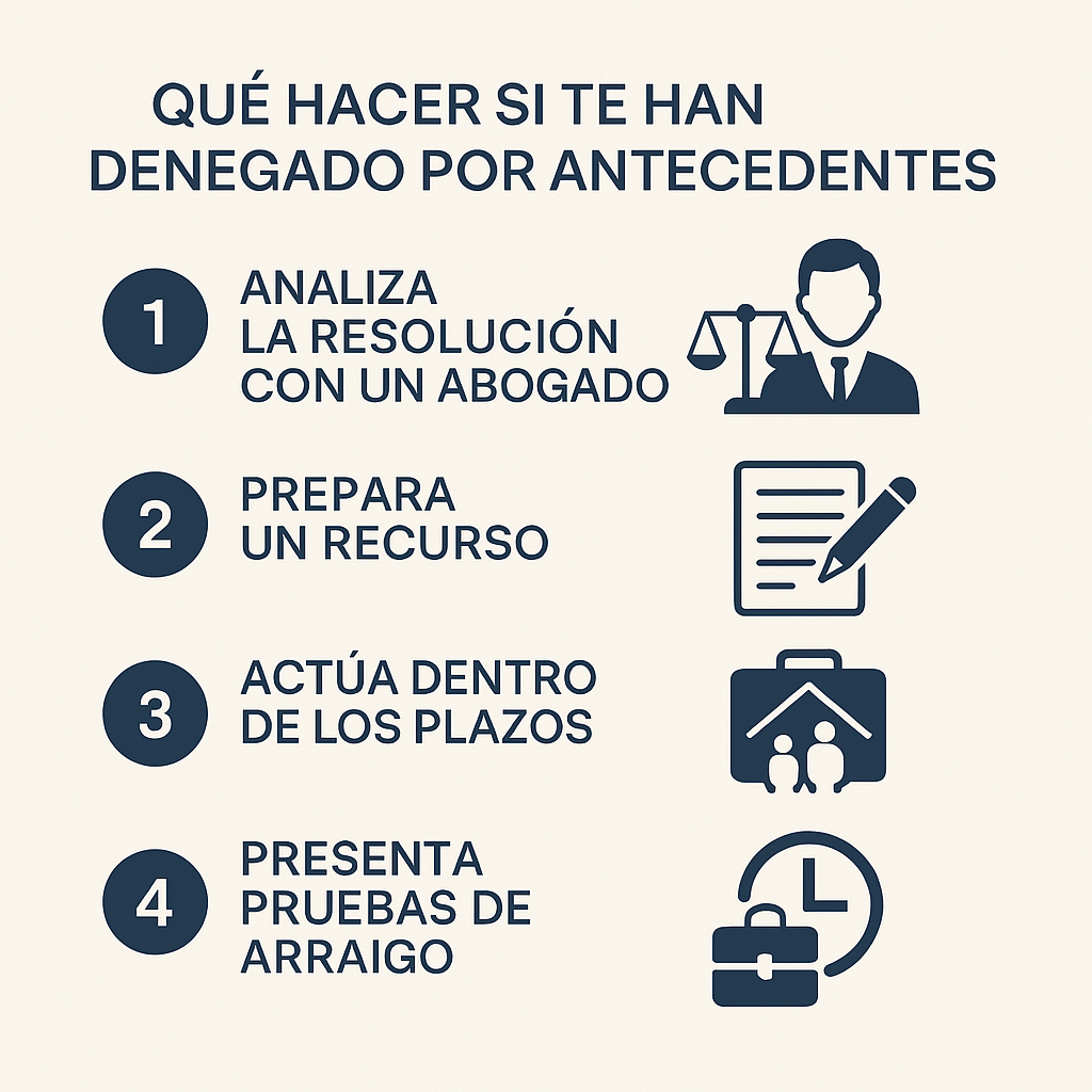 denegación del permiso de residencia por antecedentes policiales