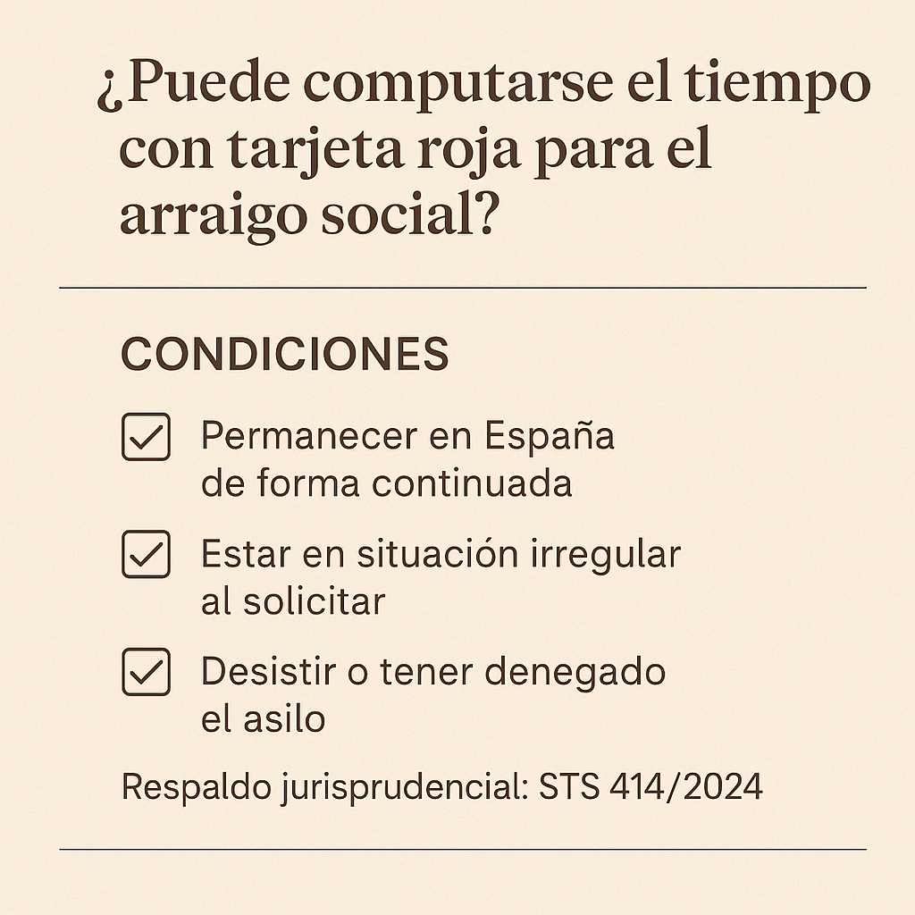 puedo pedir arraigo social teniendo asilo